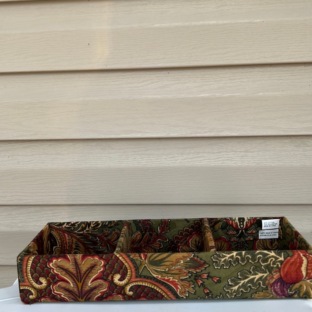 E.A.I. tapestry 3 section stationary box